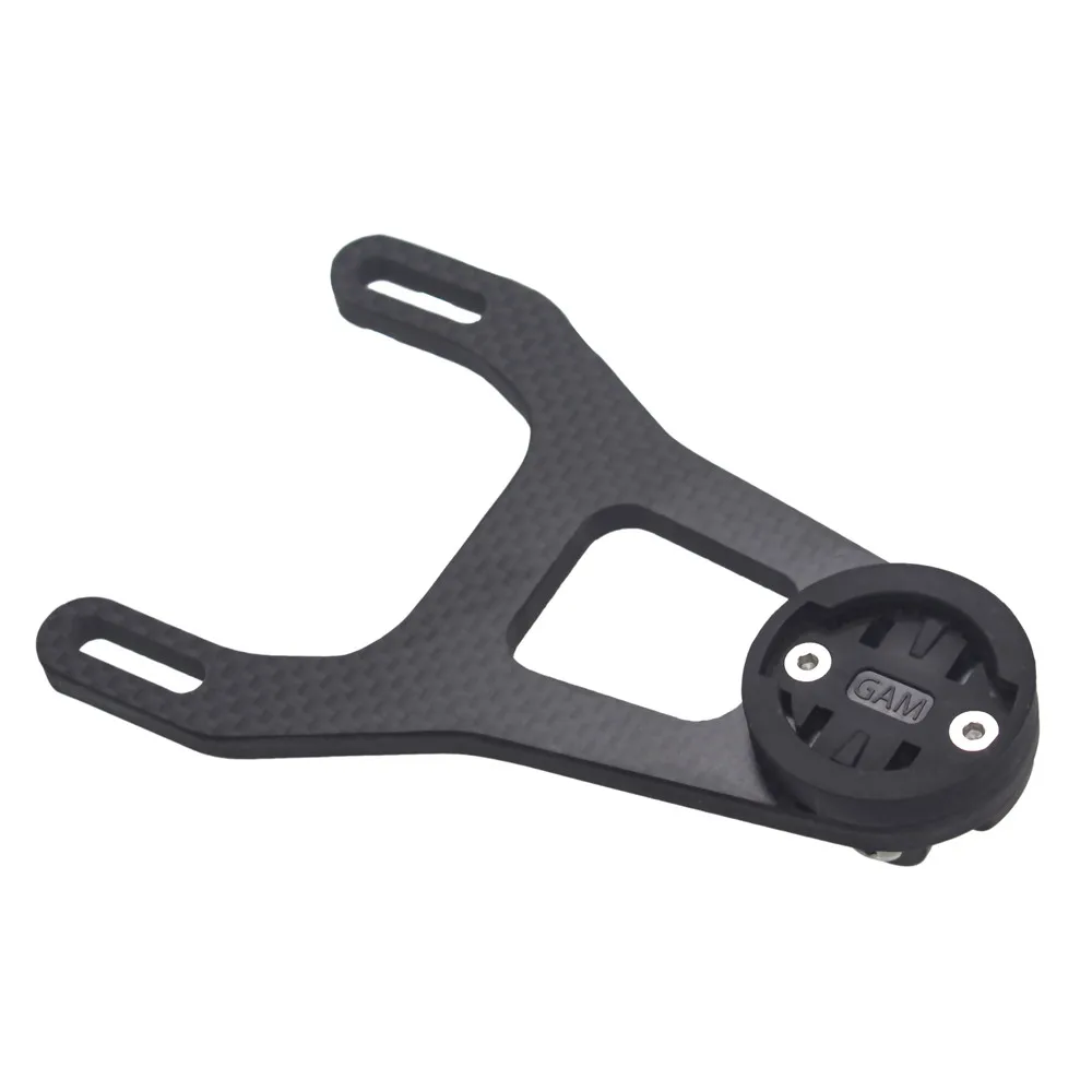 bicycle computer carbon fiber mount extender holder gps stopwatch holder for garmin igpsport mount support gopro 5d handlebar free global shipping