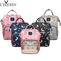 lequeen large capacity maternity nappy bag mummy baby bag outdoor travel backpack diaper bag nursing bag for baby care