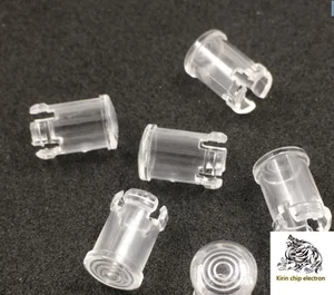 50 шт.лот 3 мм 5 мм светодиодный светоизлучающий диод абажур световая направляющая световая Колонка Защитная крышка Светодиодная прозрачная крышка