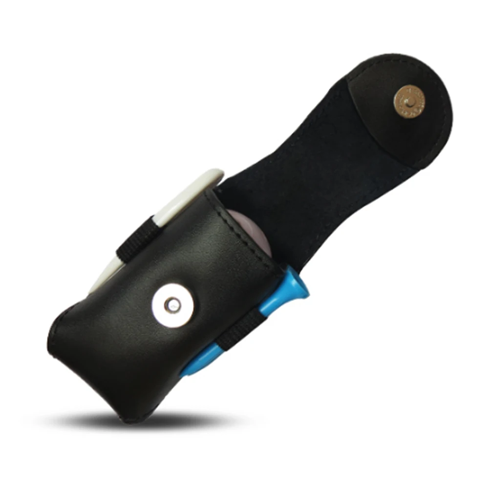 Мини Портативный кожаный держатель для мячей гольфа сумка поясная Подарочный