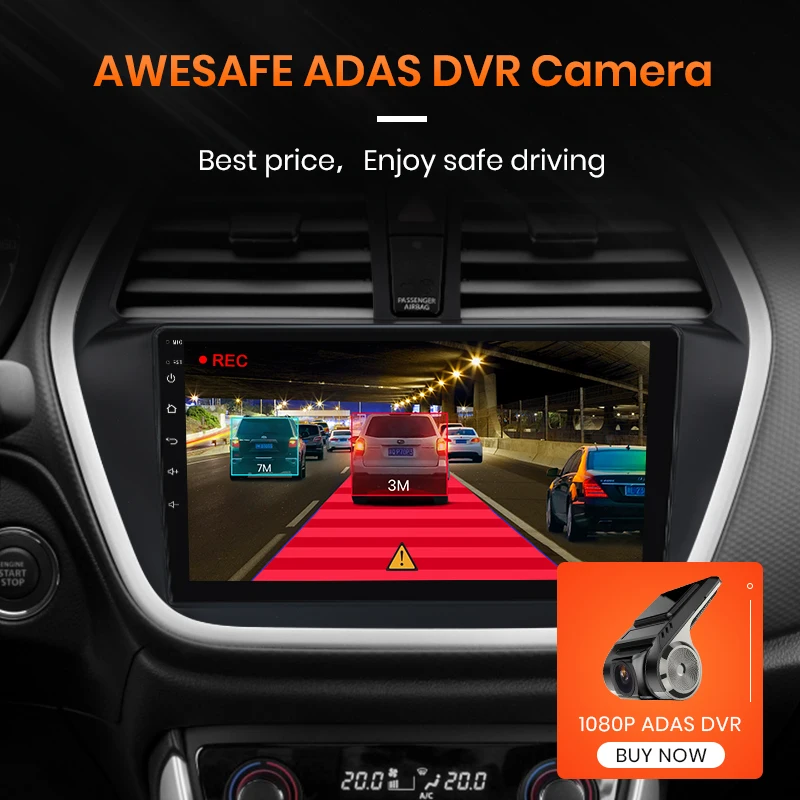Автомагнитола AWESAFE PX9 для Suzuki SX4 S Cross 2012-2016 мультимедийный видеоплеер с GPS 2din Android 10 0