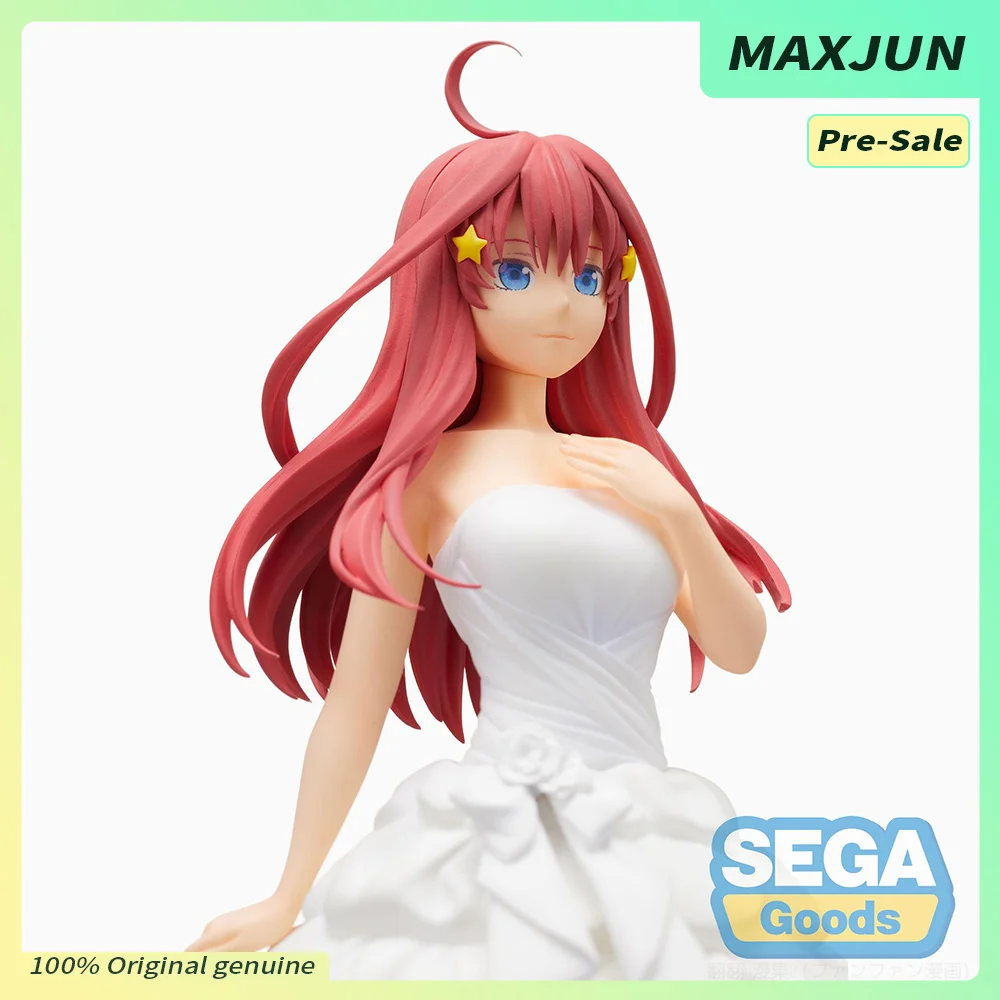 

Original In Stock Anime The Quintessential Quintuplets Figure Nakano Itsuki 26cm PVC Model toy Itsuki Wedding dress figure MAXJU