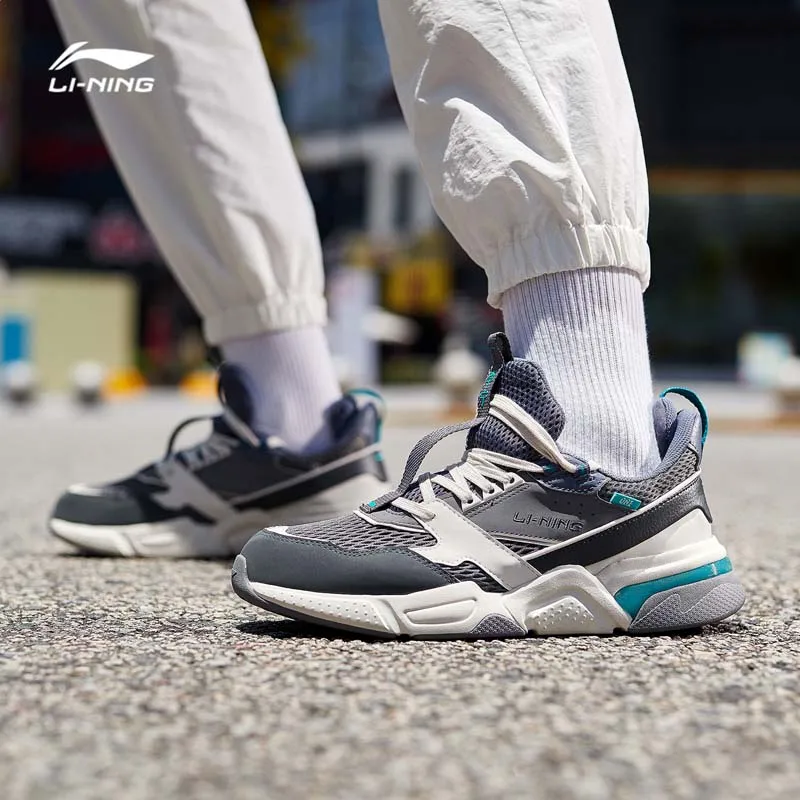 Li-Ning/Мужская обувь 001 R-1, Классическая обувь для отдыха, стиль жизни,, Ретро стиль, обувь для папы, спортивные кроссовки с подкладкой, AGCP061 YXB308