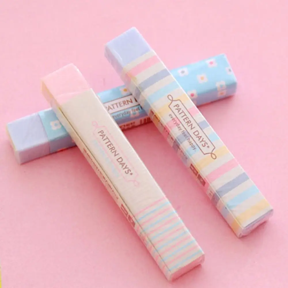 Креативные студенческие призы милые свежие полосы ластик школьные