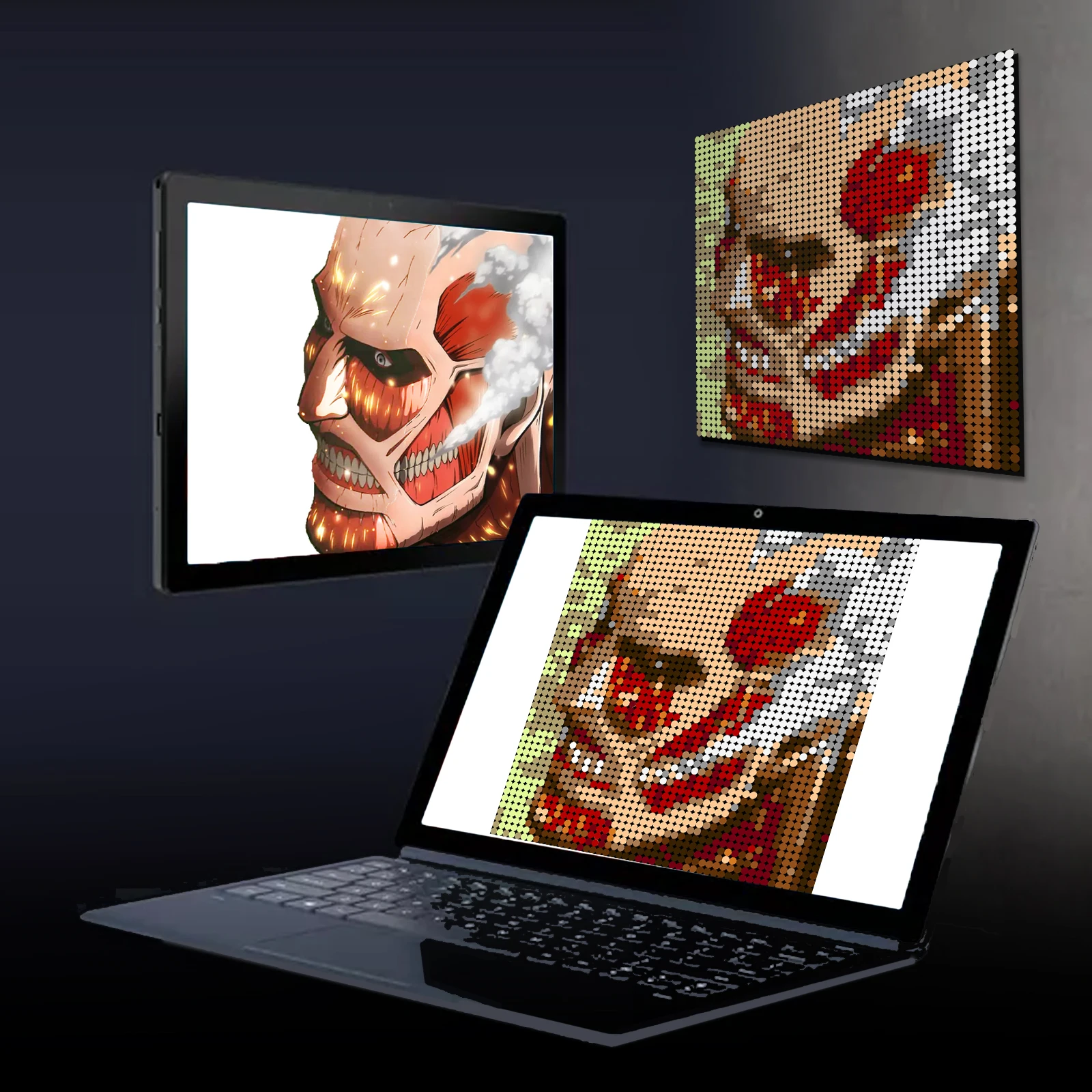 

DIY Кирпичи Мозаика Искусство Живопись Мультфильм роль гигантская серия строительные блоки декорация фона для детей игрушки