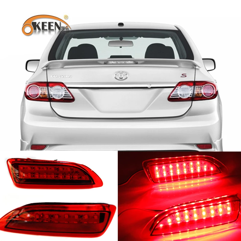 2 шт. для Toyota Corolla 2011 2012 Lexus CT200H светодиодный фонарь заднего бампера отражатель