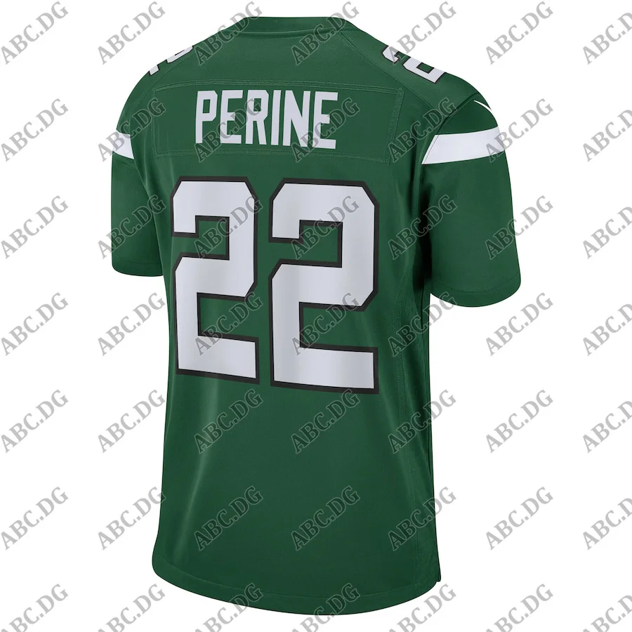 

Men Women Kid Youth New York La'Mical Perine Gotham Green Game Jersey