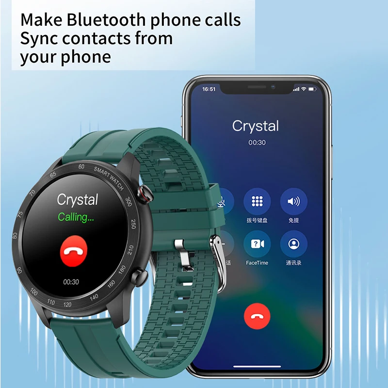 MAFAM MX5 вызовов через Bluetooth Смарт часы для мужчин и женщин воспроизведение музыки