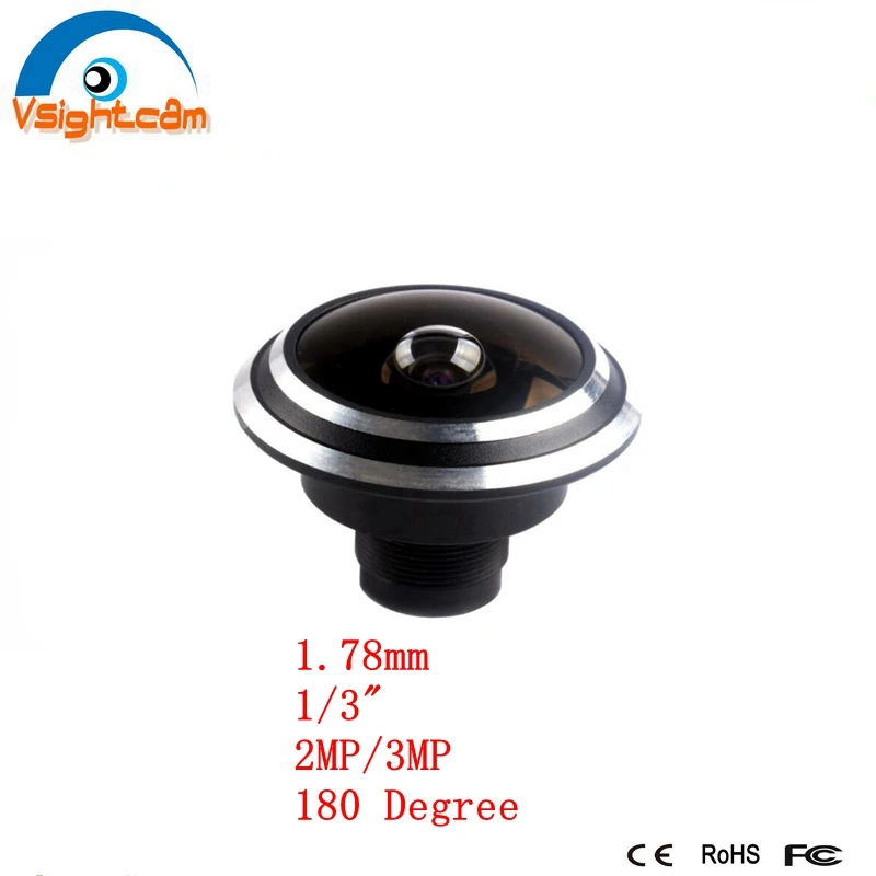 Vsightcam 1/3 2MP 3MP панорамный 180 градусов HD дверного глазка Камеры Скрытого