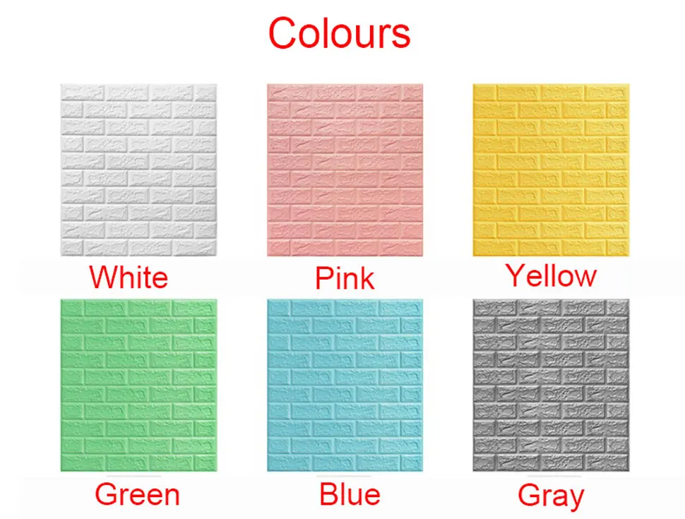 3D кирпичная Настенная Наклейка сделай сам спальня настенный Декор s настенная