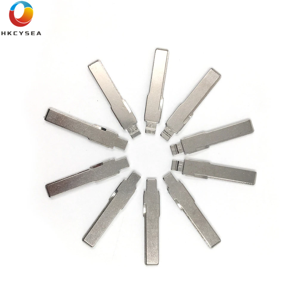 HKCYSEA 10 шт./лот металлический пустой необработанный флип KD дистанционный ключ Тип