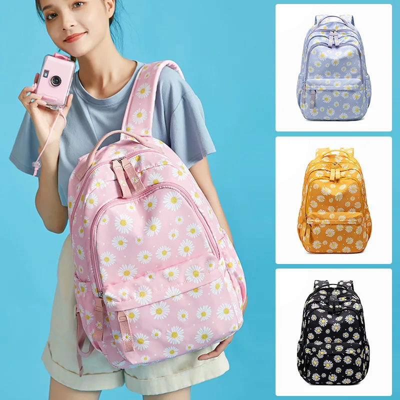 

2020 New Women Backpack Children School Bag for Teenage Girls 15.6'' Laptop Backpack Travel Daypack Mochila Feminina Sac A Dos