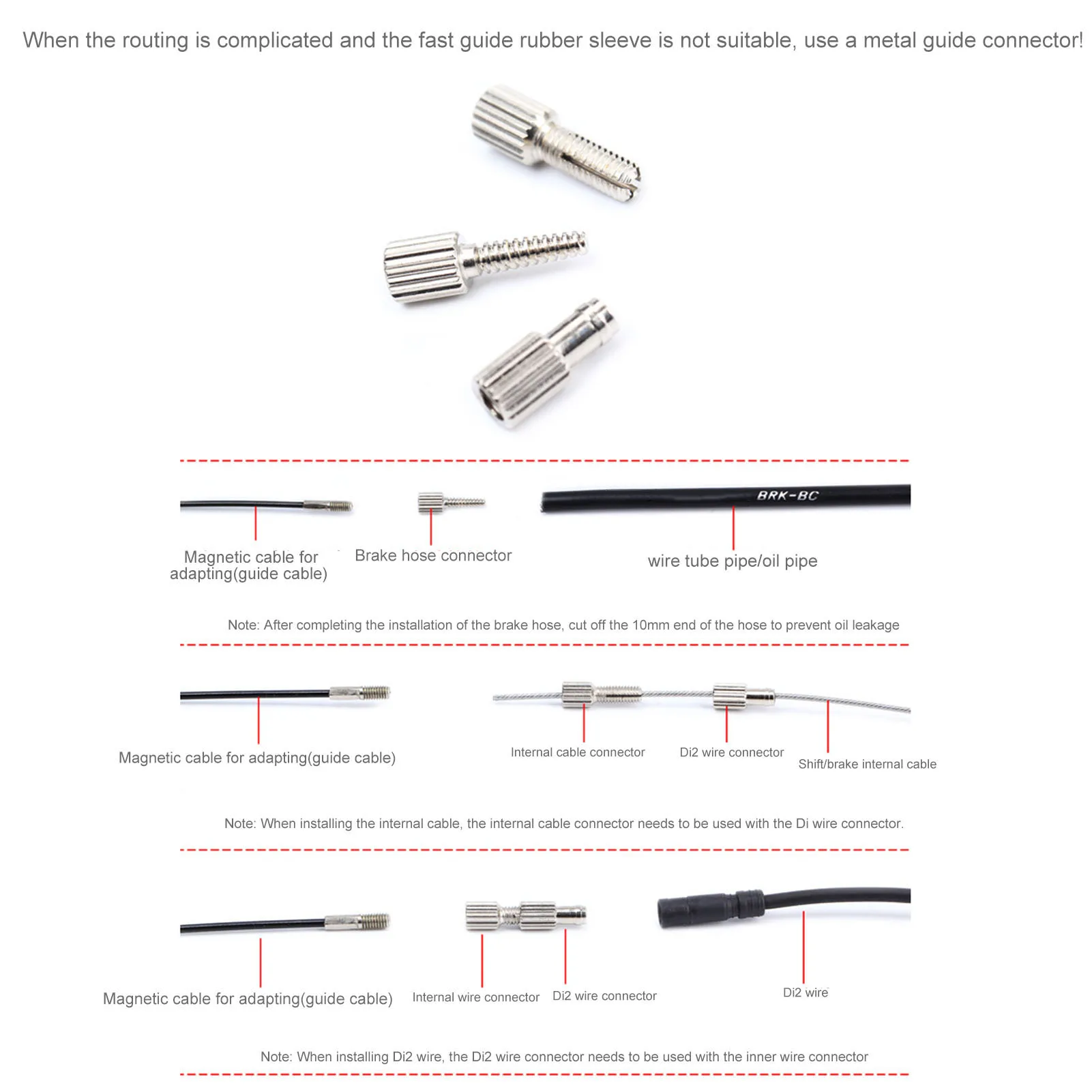 

Bicycle Internal Cable Routing Tool Kit MTB Road Bikes Shift Cable Hydraulic Wire Inner Cable Guide For Cycling Bike Accessories