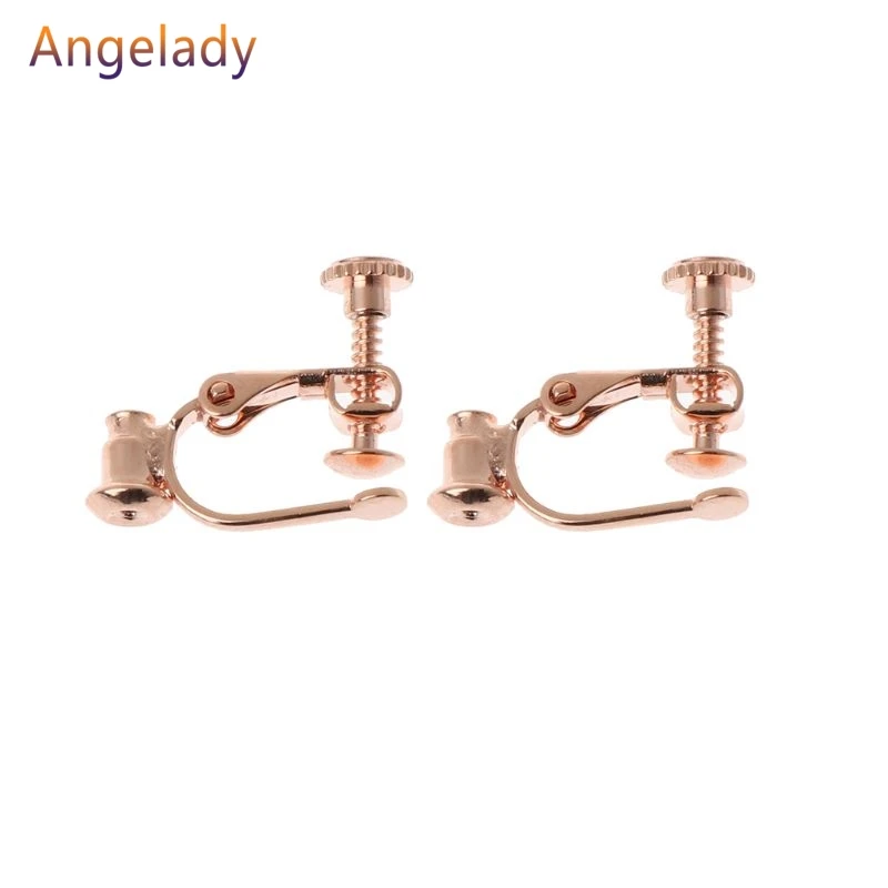 1 пара сережек сделай сам для ушей без пирсинга превратите любую шпильку в клипсу