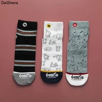 3pairslot new fashion unisex socks women socks comfortable and breathable harajuku streetwear trend socks meias mujer eu36 44
