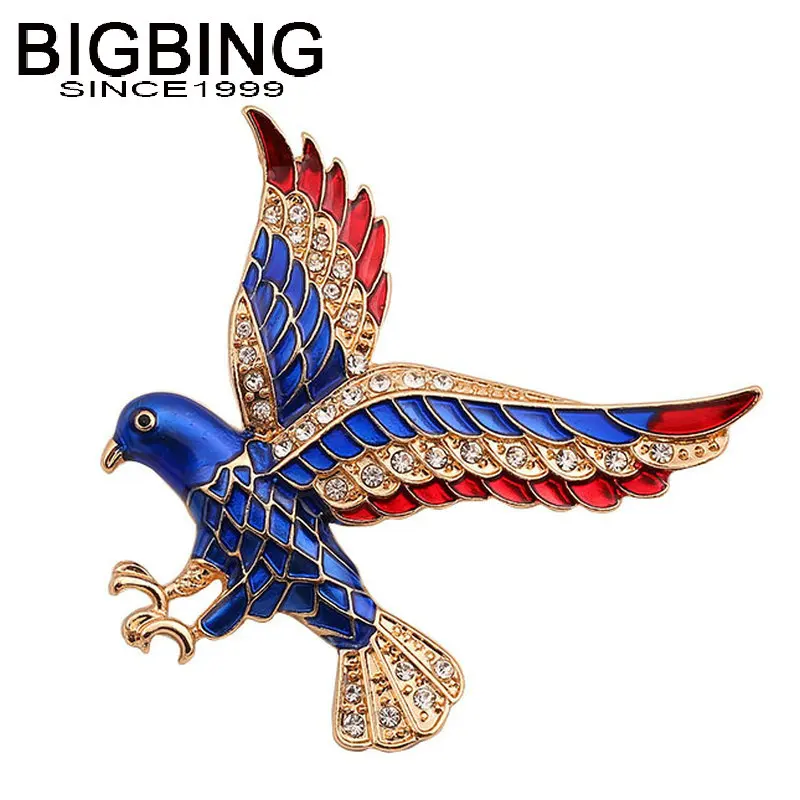 Модные ювелирные изделия BIGBING Q069 модная женская брошь с орлом модные хорошего
