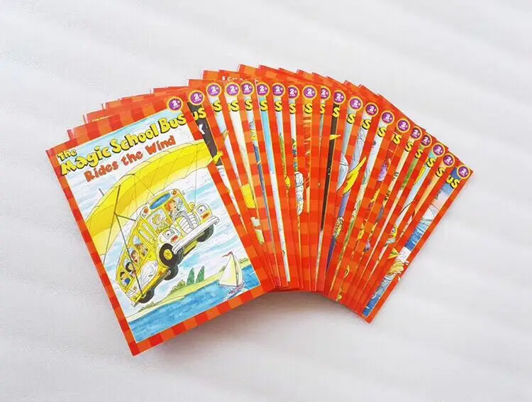 20 книг/Набор The Magic School Bus научные читатели дети раскраска чтение история книги для