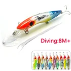 Джеркбейт, воблер в виде гольяна для щуки, плавающая приманка для рыбы, глубокий, твердый, большой, искусственный, приманка для рыбалки, безделушки, снасти, кренкбейт, карп