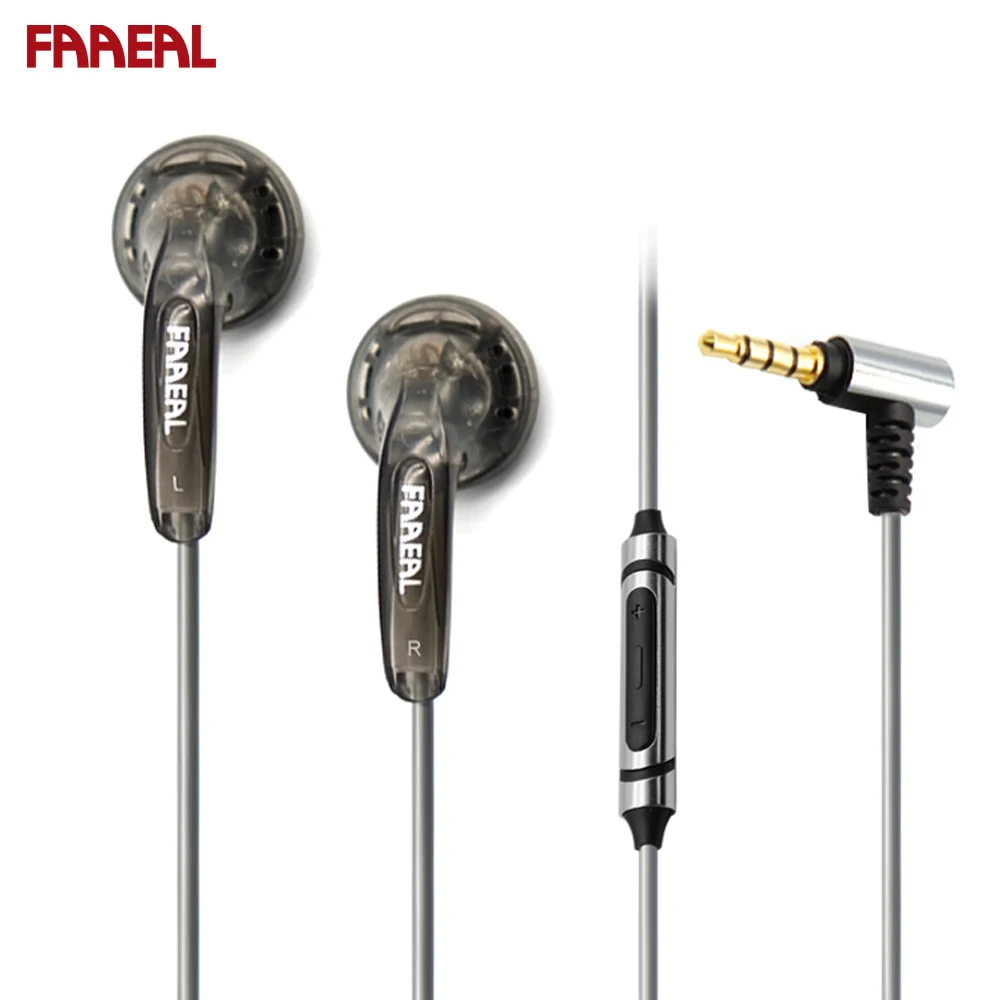FAAEAL Iris Hifi наушники 32 Ом Наушники Полностью прозрачный корпус Поп музыка для