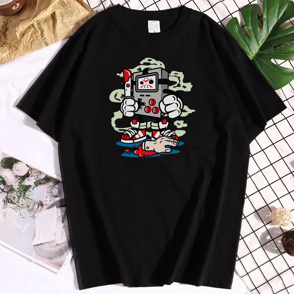 Футболки с игровой консолью Джейсона в стиле хип хоп женские повседневные топы