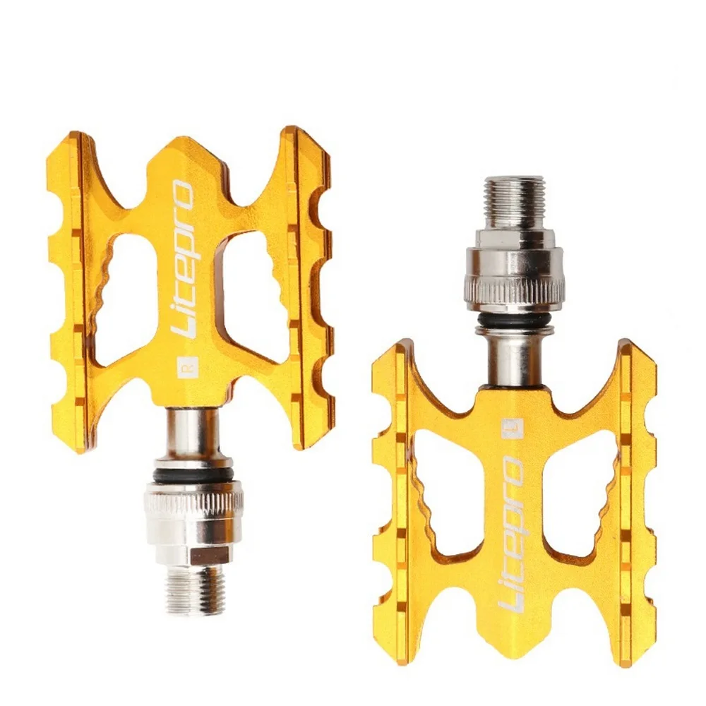 

Ultralight Pedal for Brompton Bike Ultralight Pedal Quick Release Adaptors for MKS Ezy Pedals for MTB Road Bike BMX Universal