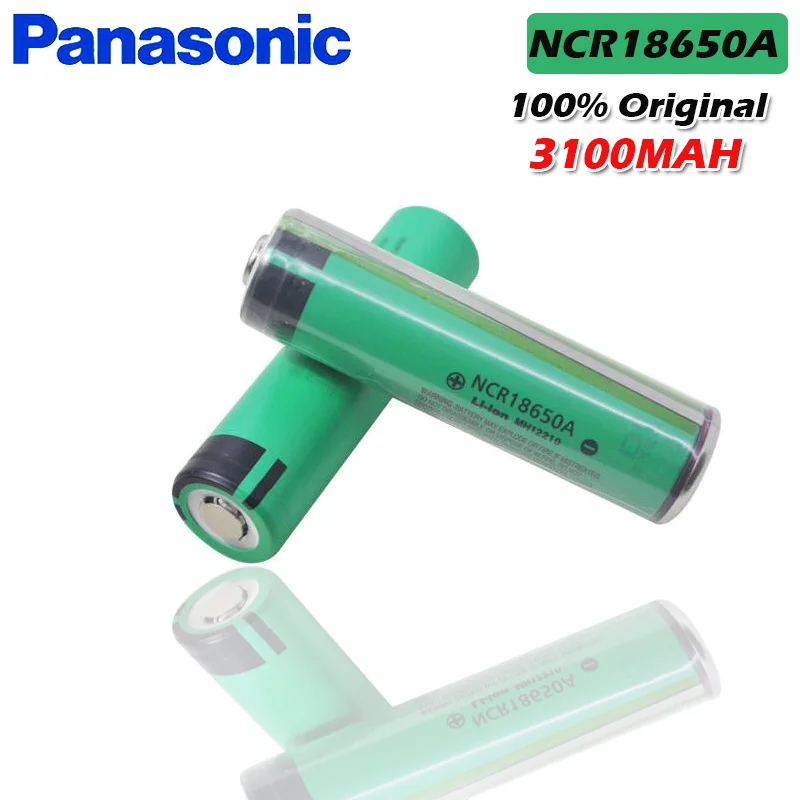 Литий ионная аккумуляторная батарея Panasonic 18650 3 7 в 3100 мАч литий NCR18650A с защитной
