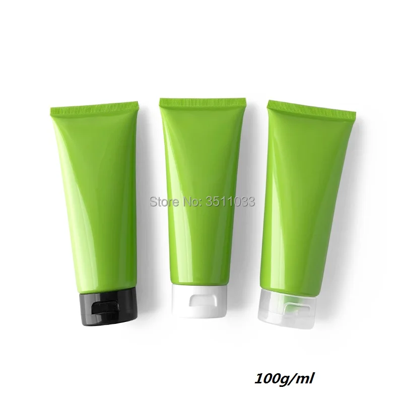 100 г пиковая зеленая Косметическая Мягкая трубка для очищающего средства лица мл