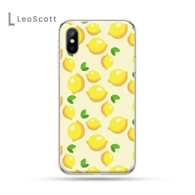 

lemon vintage pattern fashion Phone Case For iphone 12 5 5s 5c se 6 6s 7 8 plus x xs xr 11 pro max