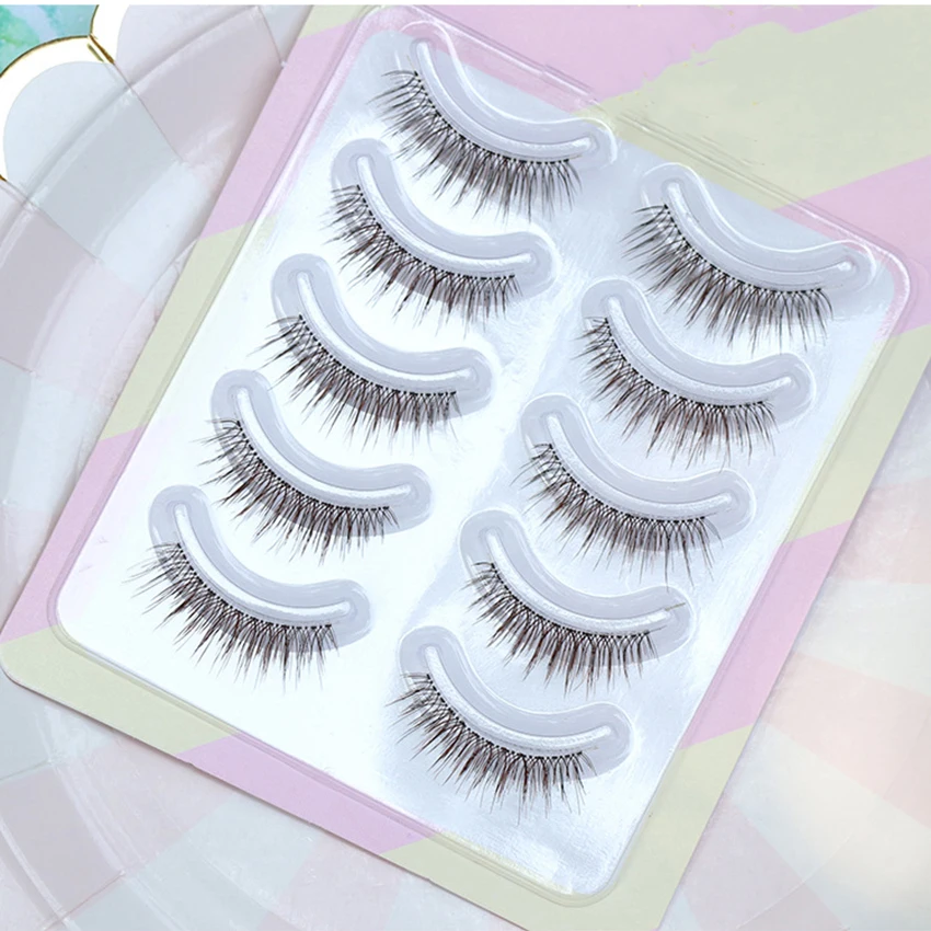 

1 set Long Thick False Eye Lashes Natural Fake Eyelashes Extension Tools Black Fake Eyelashes for Girl Eye Makeup tools