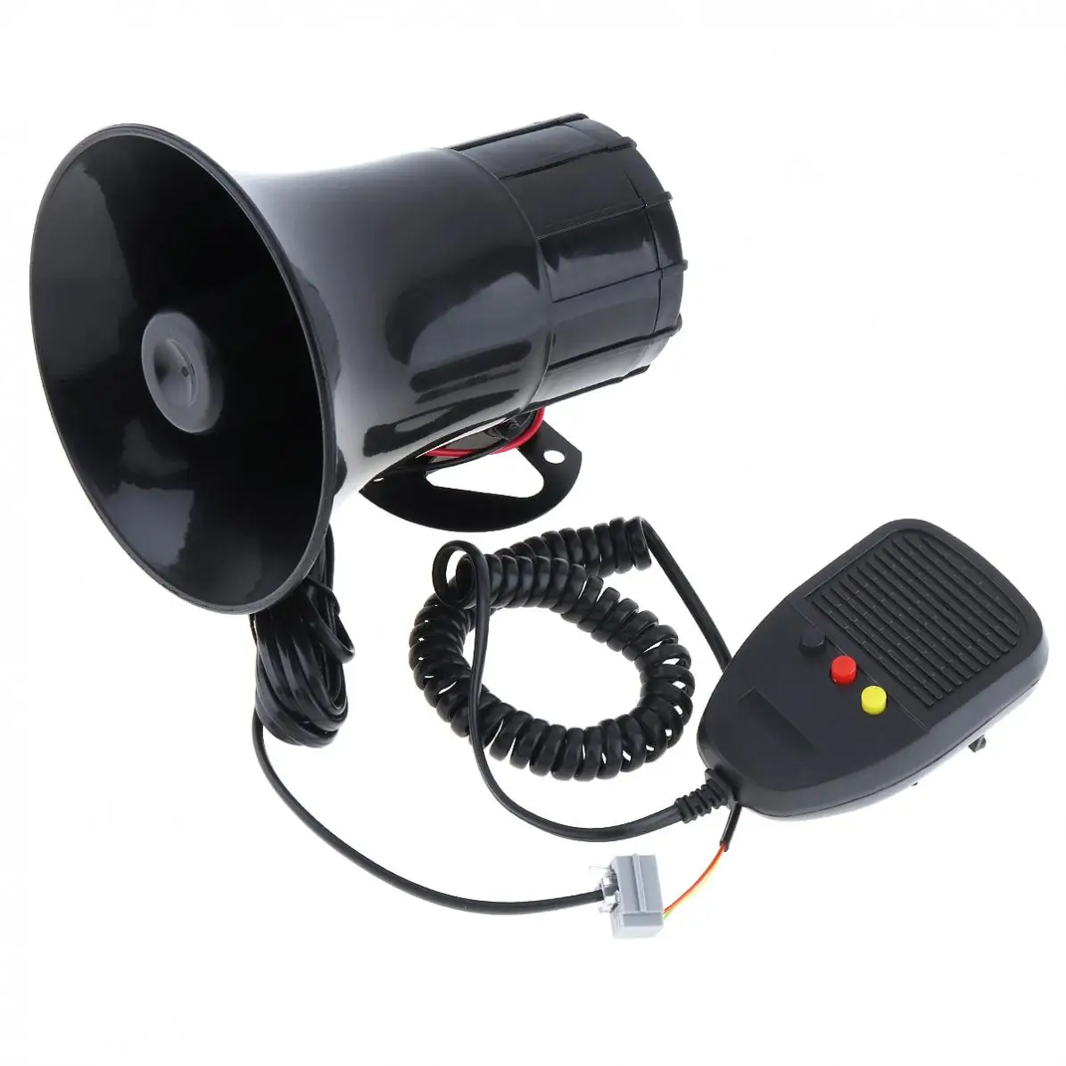 

12V 100W 3 Sounds Car Electronic Warning Siren Motorcycle Alarm Firemen Ambulance Loudspeaker with MIC
