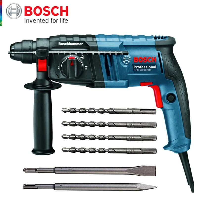 

Bosch GBH2000RE/GBH2000DRE Electric Hammer Impact Drill Two or Three Multi-function Household Electric Tools