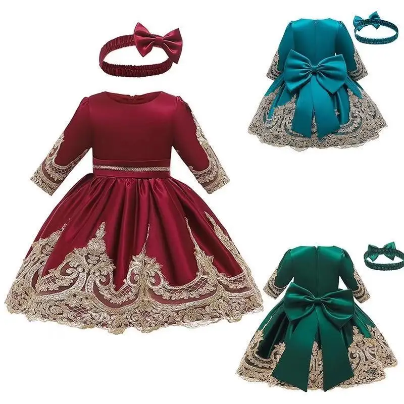 Комплект из 2 предметов нарядное детское платье для девочек Платье принцессы