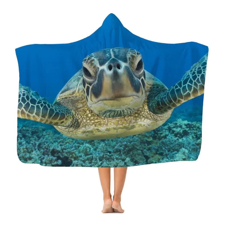 

Turtle Hooded Blanket