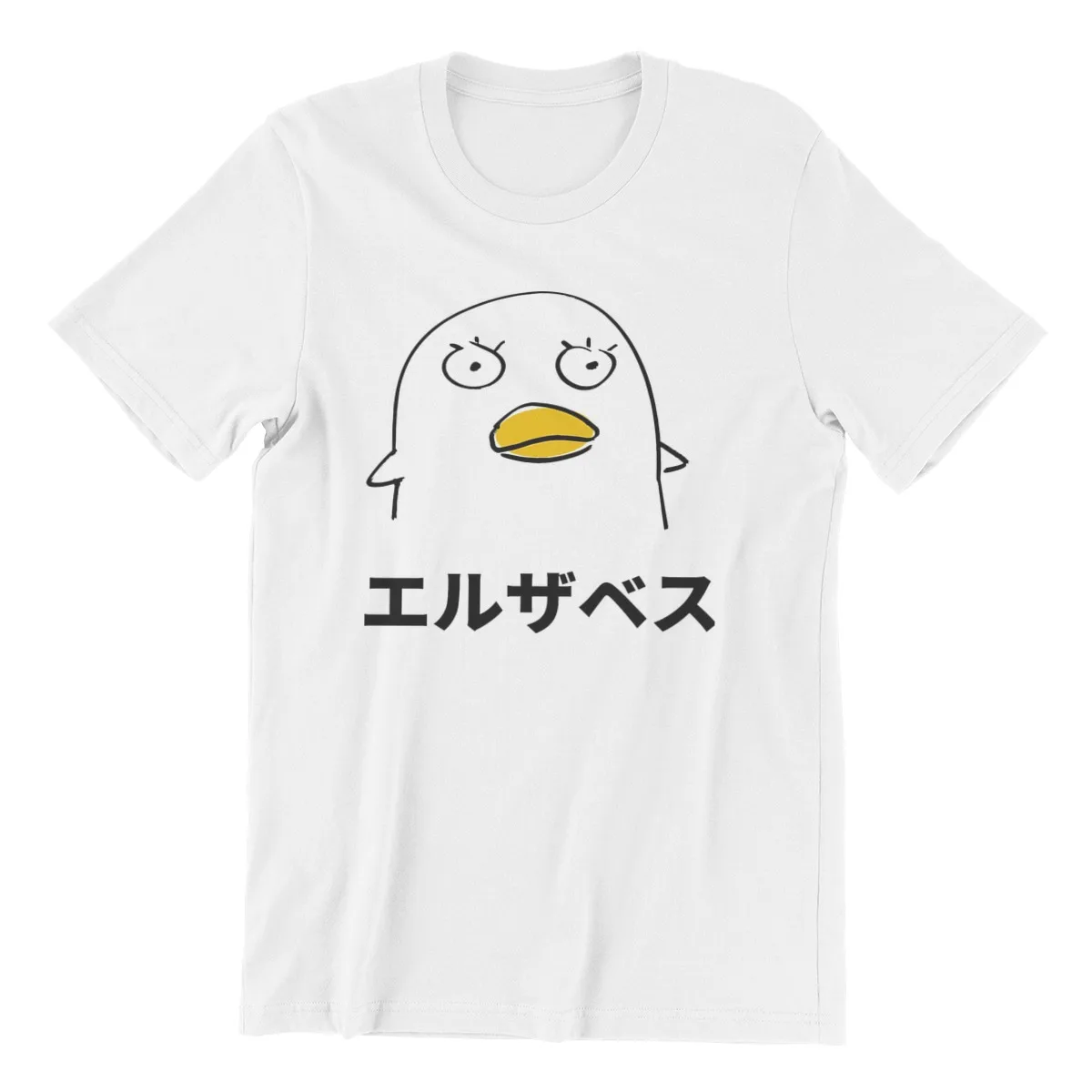 Футболка мужская с короткими рукавами аниме красная рубашка рисунком гинтама