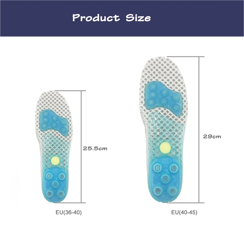EVA Spring silicone sole insole flat feet orthotic insoles arch support orthopedic inserts Plantar Fasciitis,Feet Pain,foot care