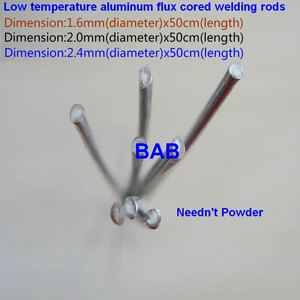 1,6 мм2 мм2,4 мм * 500 мм низкотемпературная алюминиевая сварочная проволока с флюсовой сердцевиной не требует алюминиевого порошка вместо сварочного стержня WE53
