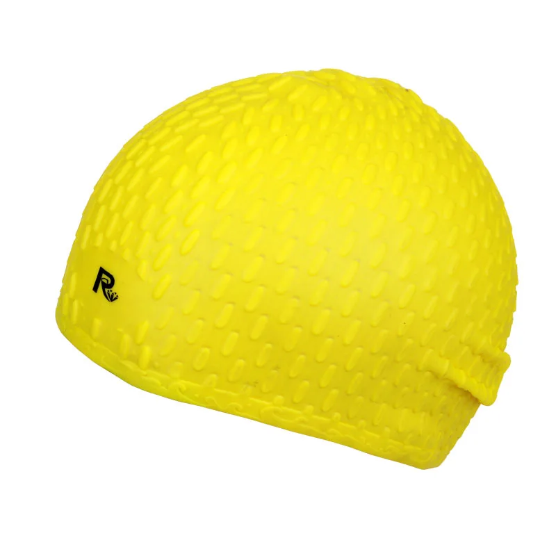Плавательные шапки для мужчин и женщин Силиконовая Водонепроницаемая
