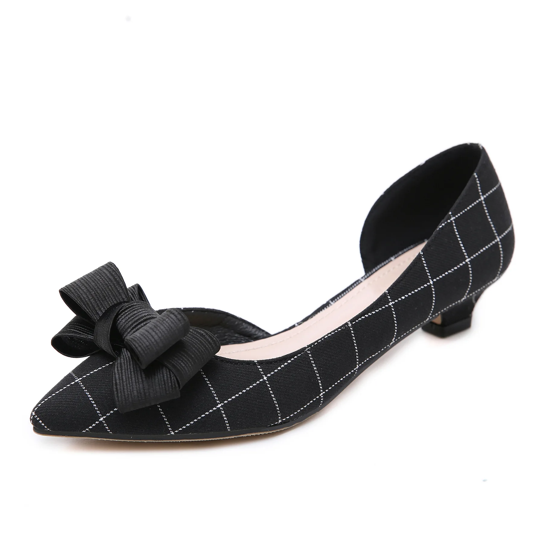 Женские туфли-лодочки с острым носком сезон весна-лето свадебные женские модные