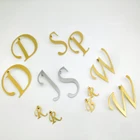 Женские серьги-подвески с буквами, из нержавеющей стали