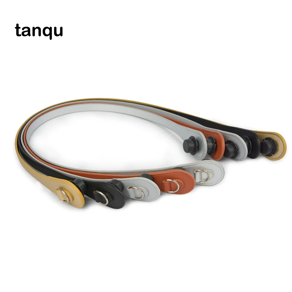 Короткая Длинная тонкая кромка Tanqu с d образной пряжкой ручки из искусственной
