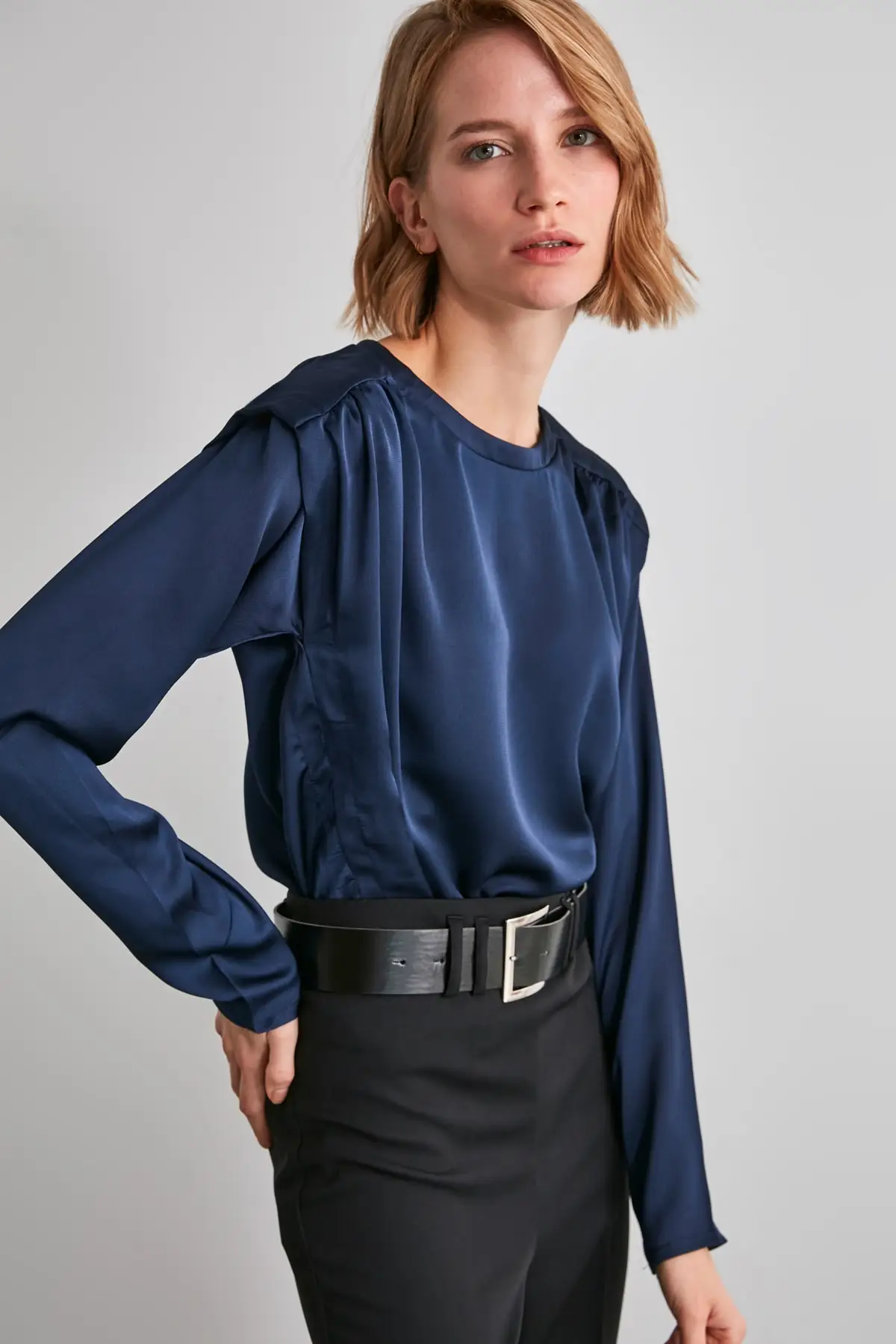 

Trendyol Shirred Bluz TWOAW21BZ1309