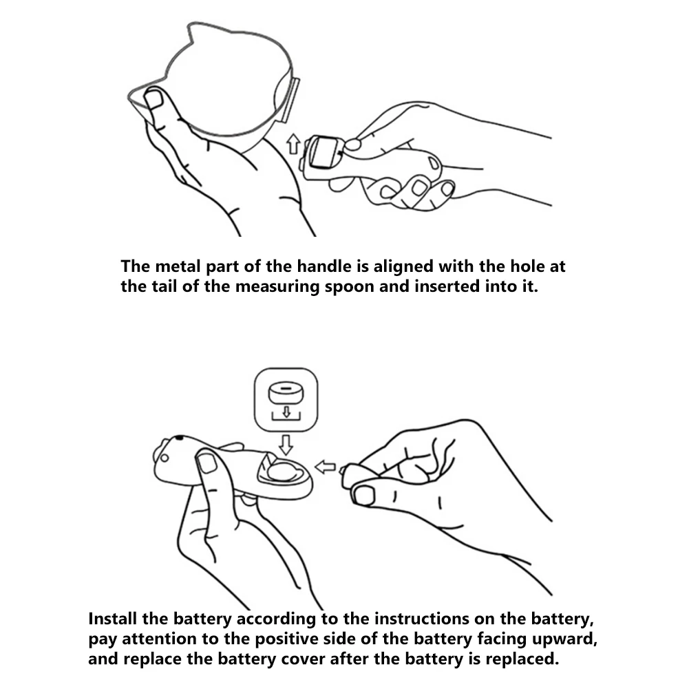 

Electronic Digital Spoon Pet Food Scale Cup For Healthy For Cat Dog Food Scoop Kitchen Scale Measuring Feeder Cup LCD Display