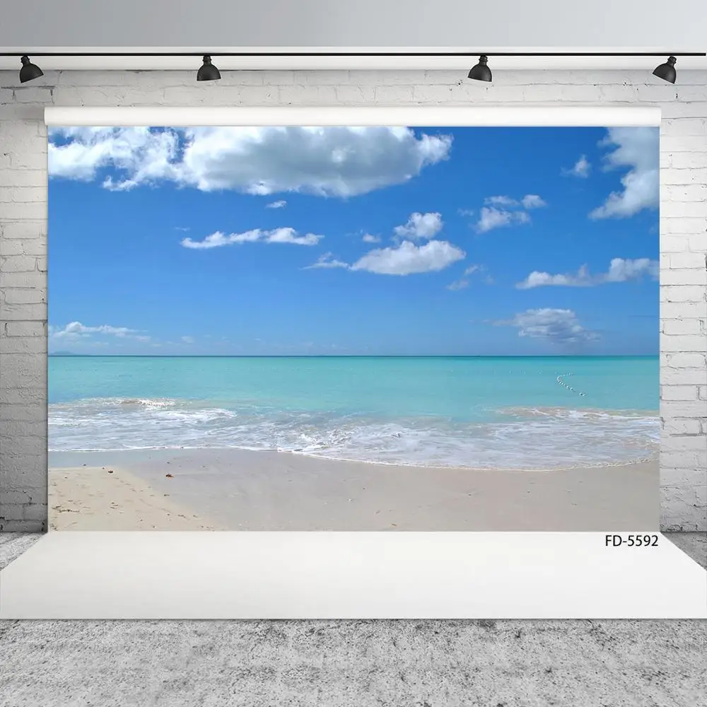 

Морской песок пляж Живописный фон для фотосъемки с компьютерной печатью фон для детской портретной фотосъемки реквизит