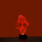 Ночсветильник для курильщика, 3D иллюзионная лампа с сенсорным управлением, 7 меняющихся цветов, s-игрушки, декор для спальни, день рождения, рождественский подарок для мальчиков и девочек