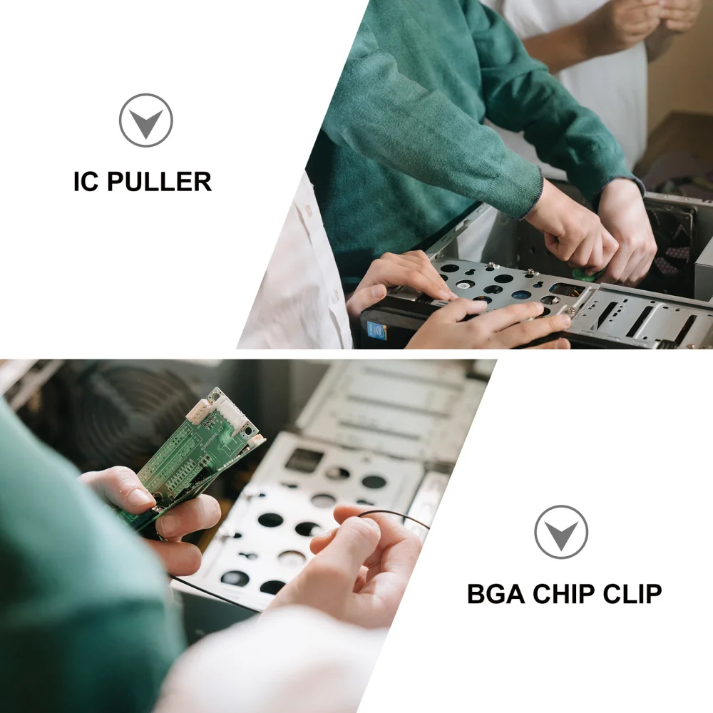 

2 Pcs IC Chip Pick Tool Electronic Component Grabber Chip Picker Equipment