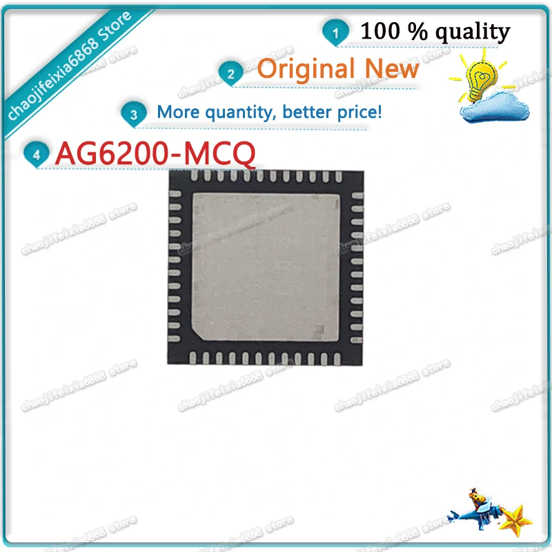1pcs/lot! AG6200-MCQ AG62OOMCQ QFN-48 AG6200 AG62OO MCQ QFN48 DAC digital-to-analog conversion HDMI to VGA NEW ORIGINAL | Электронные