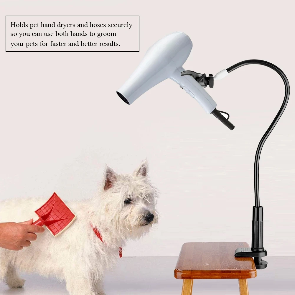 

360 Degree Pet Dog Cat Grooming Hair Dryer Bracket Clamp Clip Holder Dryer Support Frame Braces High Quality