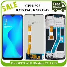 Original 6.1 For OPPO A1k LCD CPH1923 With Frame For Realme C2 RMX1941 LCD Display Touch Screen Digitizer Assembly Replacement