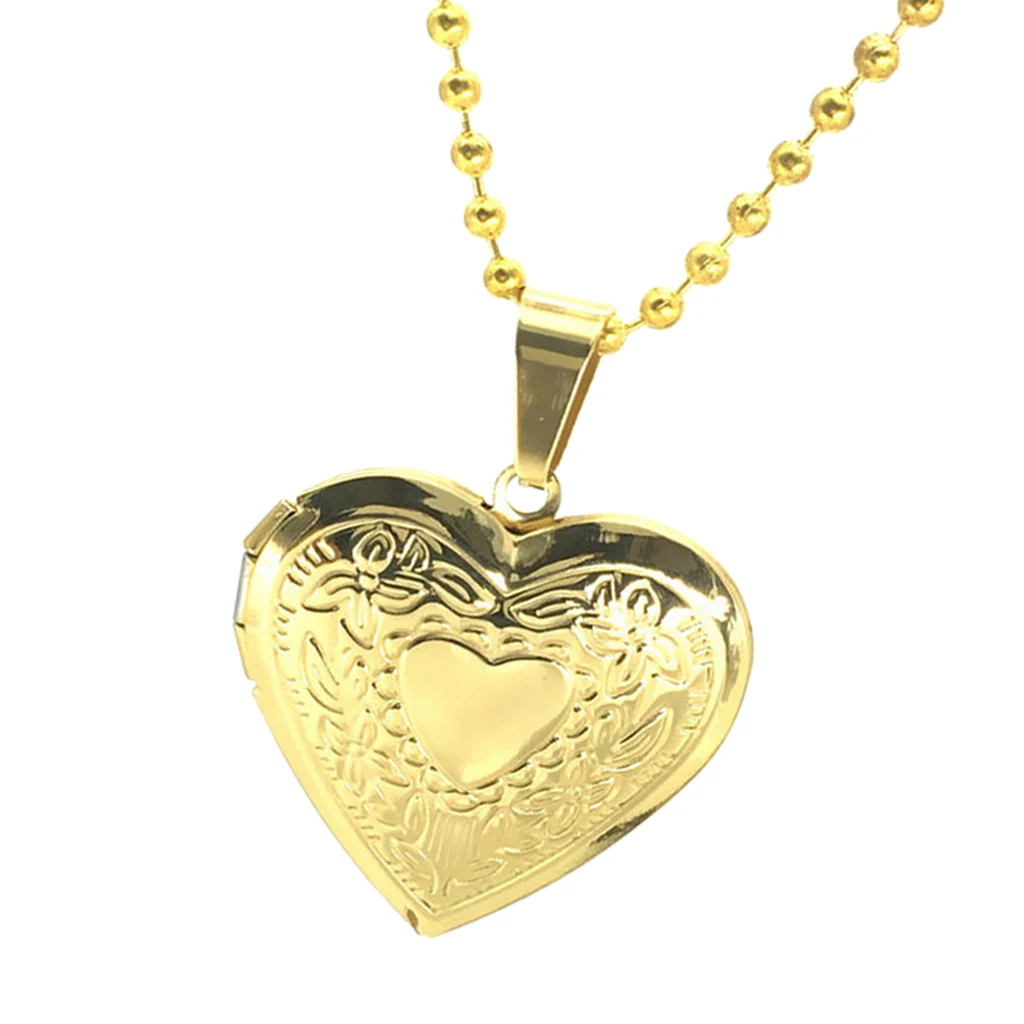 Медальоны из нержавеющей стали золотого цвета для фото памятный сувенир