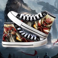 japanese anime attack on titan cosplay casual high platform shoes shingeki no kyojin canvas shoes for girls boys sports shoes